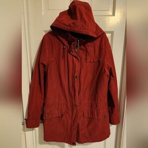 Pacific Trail Women's Red Utility Jacket With Removable Quilted Lining , Size L